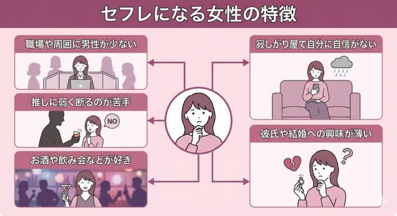 セフレになる女性の特徴