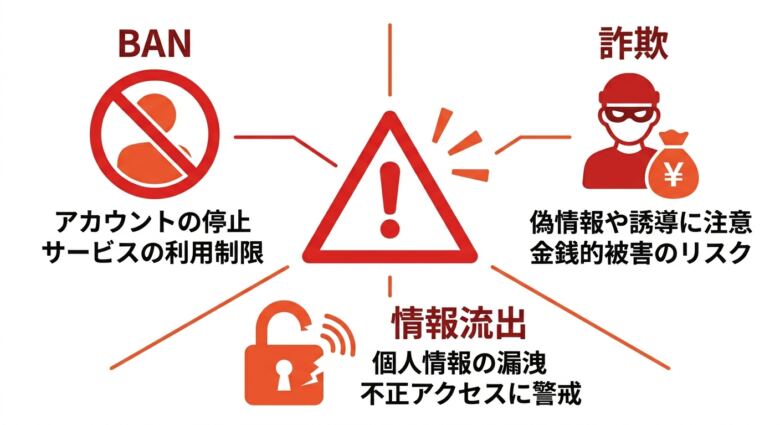 TikTokのエロ動画を探す際の注意点とリスク