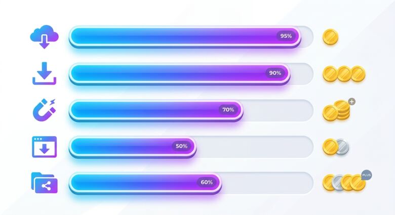 MissAVダウンロード方法の比較表【無料・有料・成功率】