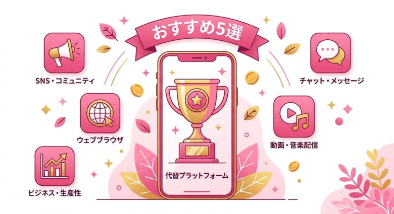 TikTokの代わりに使えるエロ系プラットフォーム5選