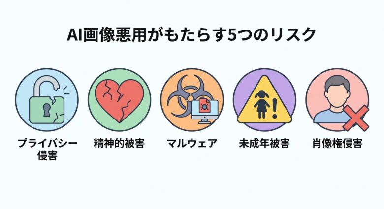 ヌードAIがもたらす5つの危険性とリスク