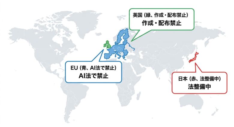 ヌードAIに対する世界の規制動向【2026年最新】