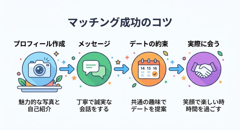 ヤリモクアプリで出会うための3つのコツ