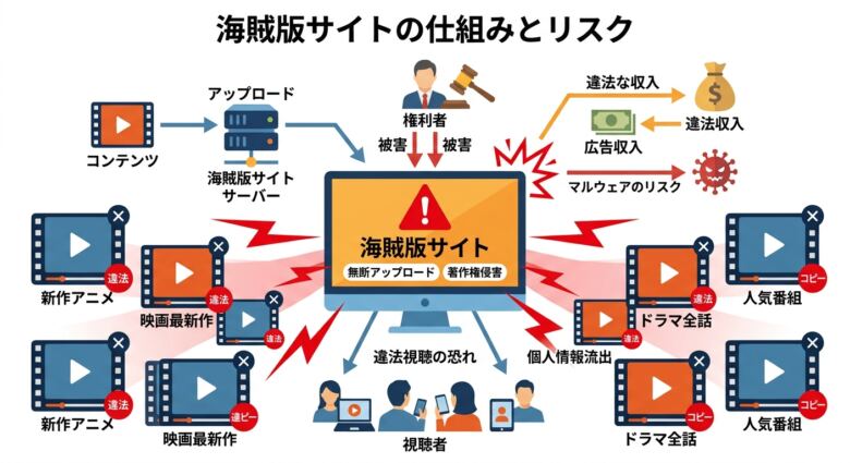 javmixとは?危険な海賊版動画サイトの実態