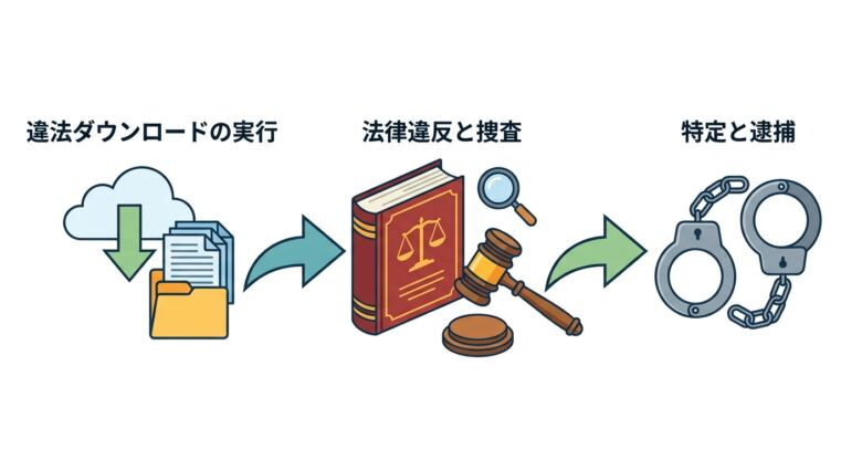 javmixの利用で逮捕される?著作権法違反のリスク