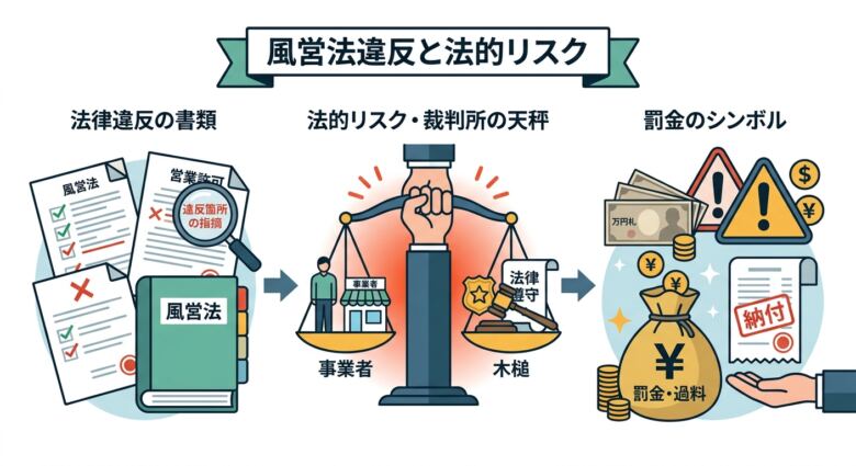 メンエスの裏オプに潜む法的リスクと危険性