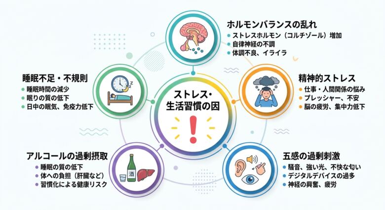 ムラムラする主な原因5つ