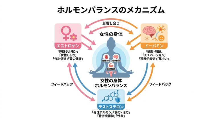 女性の性欲が強くなる原因とメカニズム