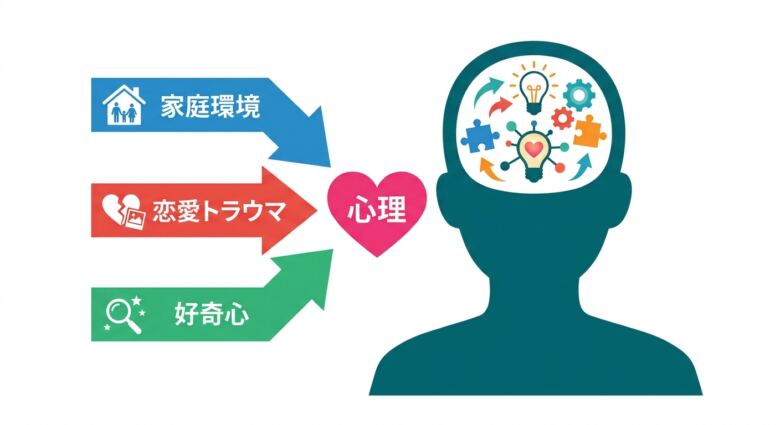 ヤリマンになる心理的な理由・背景とは