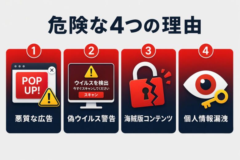 SpankBangが危険と言われる4つの理由