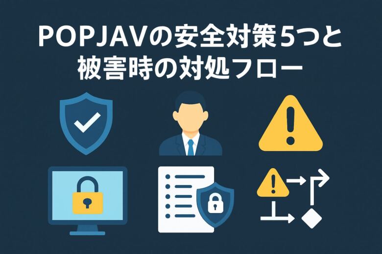 POPJAVの安全対策5つと被害時の対処フロー