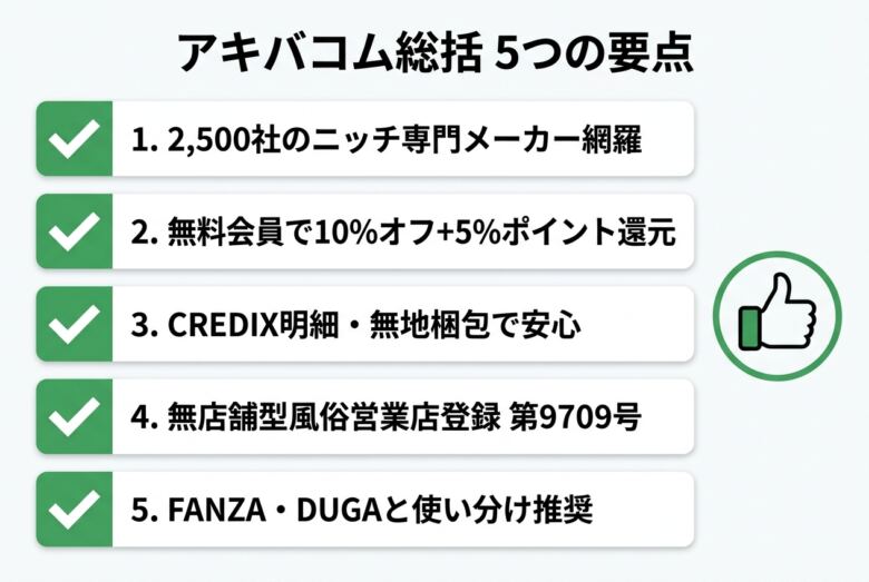アキバコムはマニアック志向の方に最適なEC型通販
