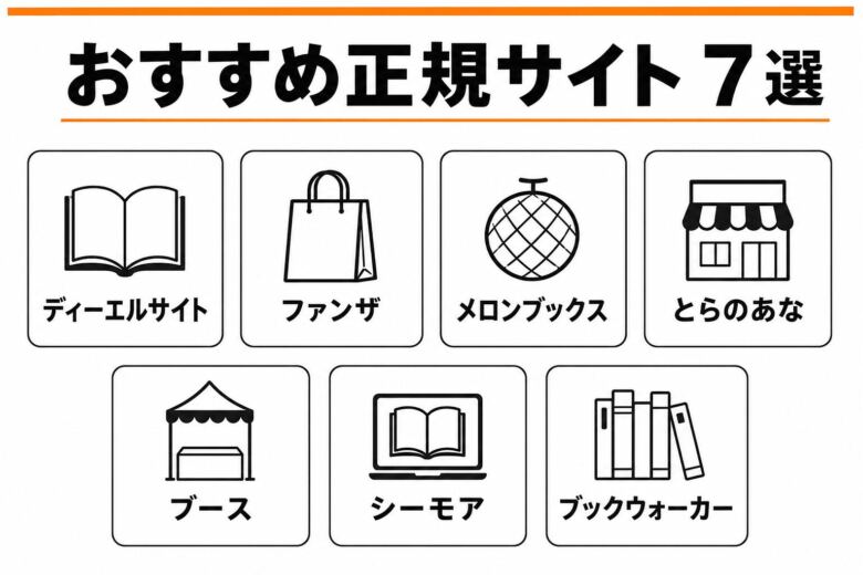 抜ける同人誌が読めるおすすめ正規サイト7選