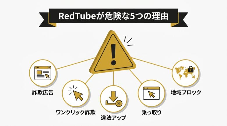 RedTubeが危険な5つの理由 図解