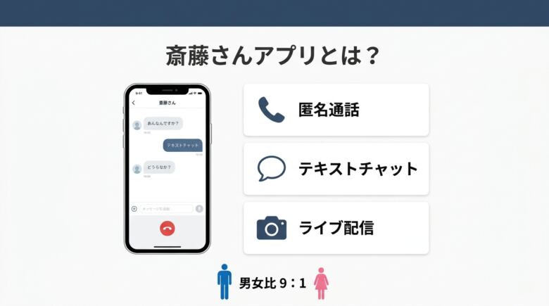 斎藤さんアプリとは?基本機能と利用層