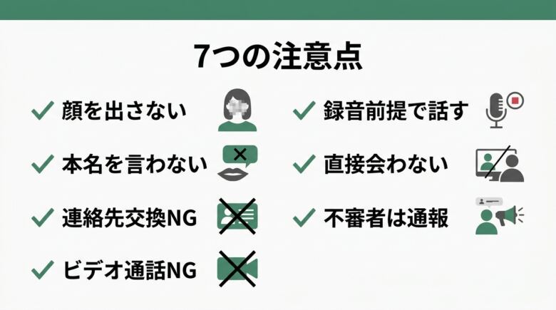 斎藤さんで安全にエロを楽しむ7つの注意点
