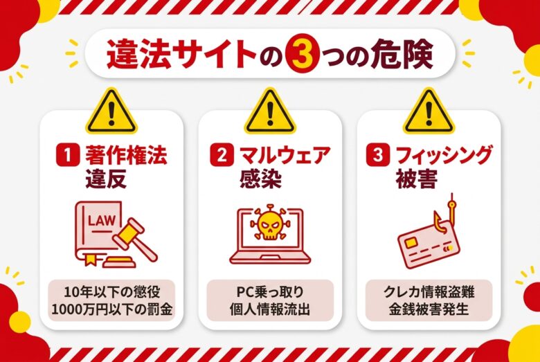 着エロを無料で見ようとする危険性