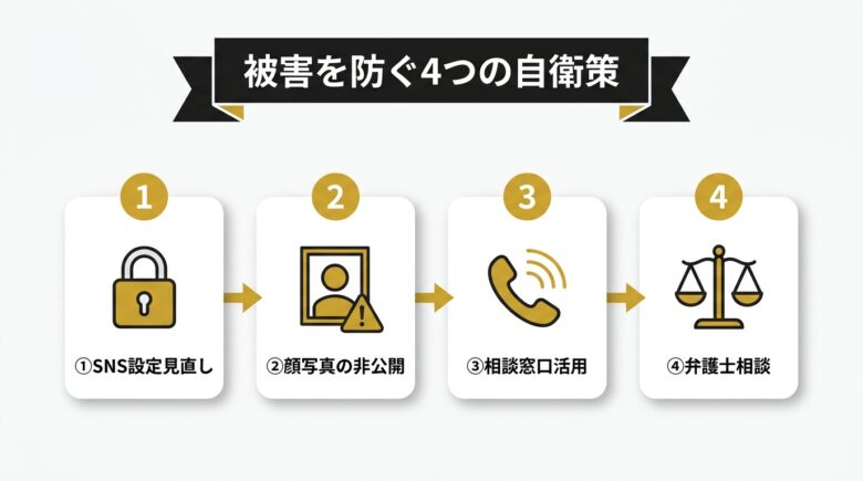 clothoff.ioの被害を防ぐ4つの自衛策