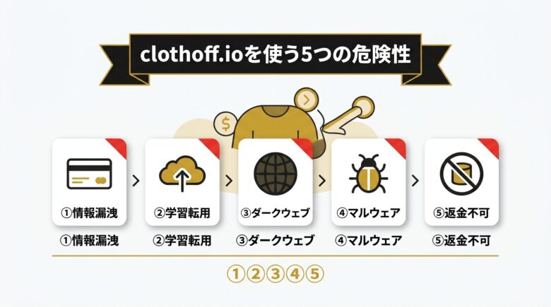 clothoff.ioを使う5つの危険性