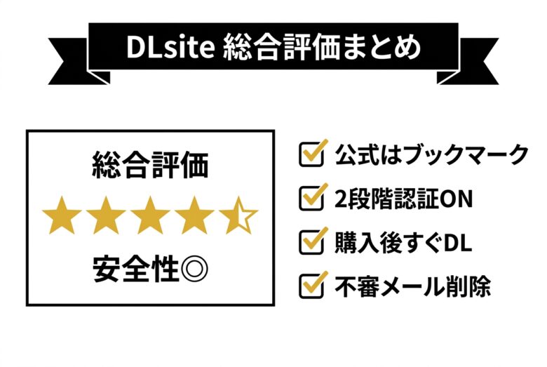 DLsiteの評判まとめ:総合評価と安全に使う4チェックリスト