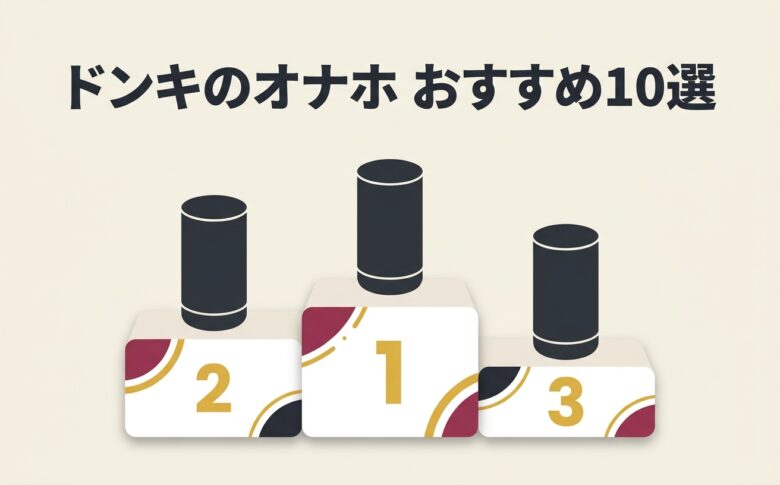 ドンキのオナホおすすめ10選ランキング図解