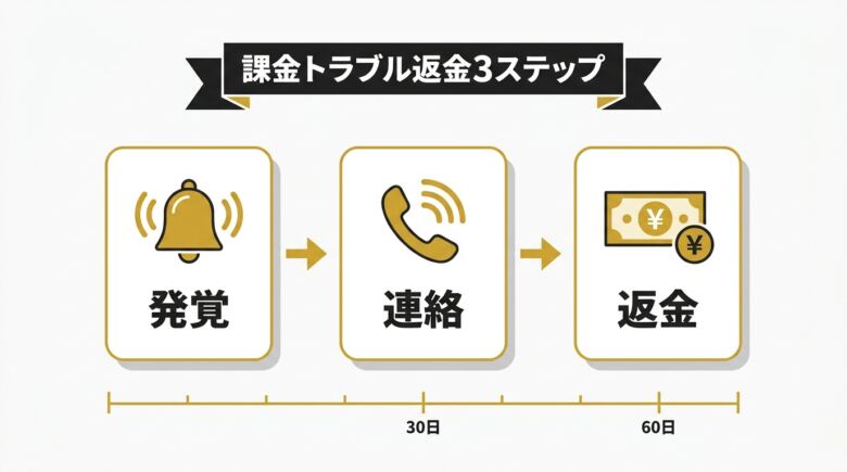 課金トラブル実例と返金手順
