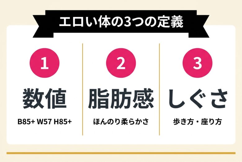 エロい体とは?男が興奮する体の3つの定義