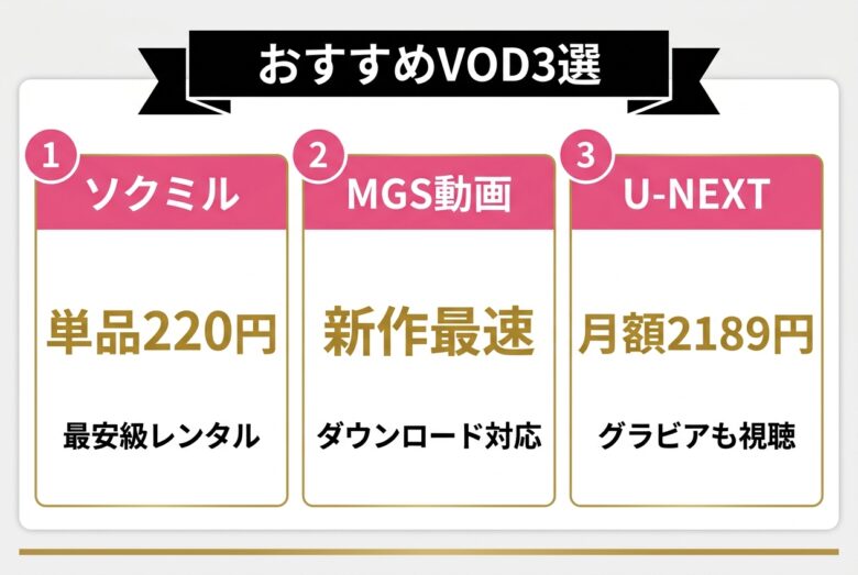 エロい体のAV女優を高画質で見るおすすめVOD