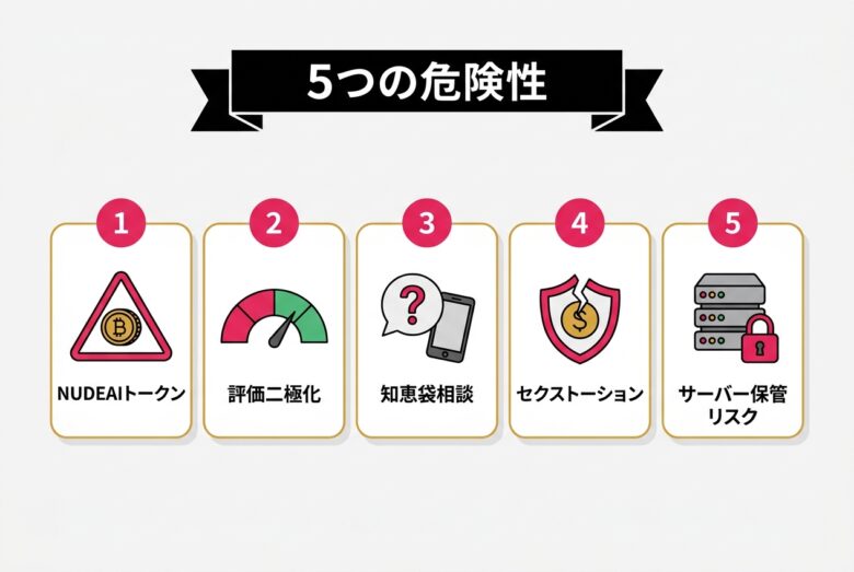 NudeAIの評判・口コミから判明した5つの危険性