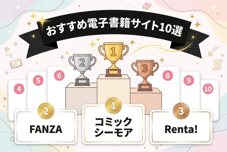 エロ漫画おすすめ電子書籍サイト10選ランキング