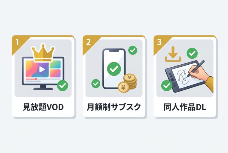 NudeAIの代わりに選ぶべき合法な選択肢3カテゴリ