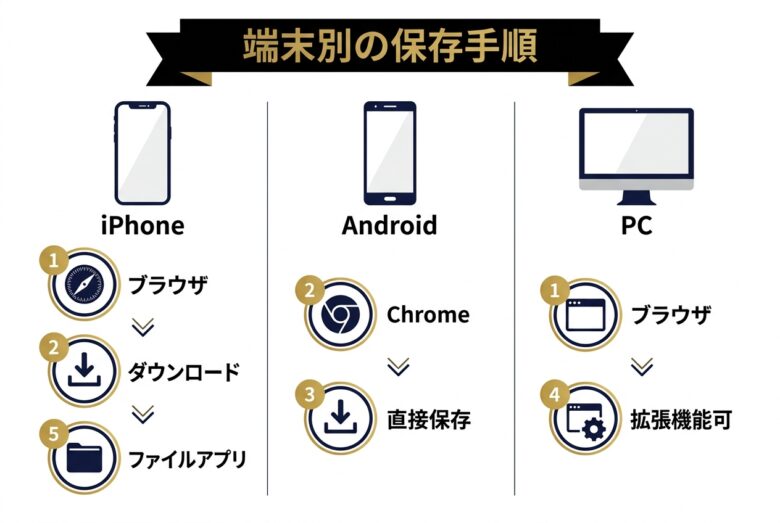 Twitter動画保存サイトを端末別に安全に使う手順