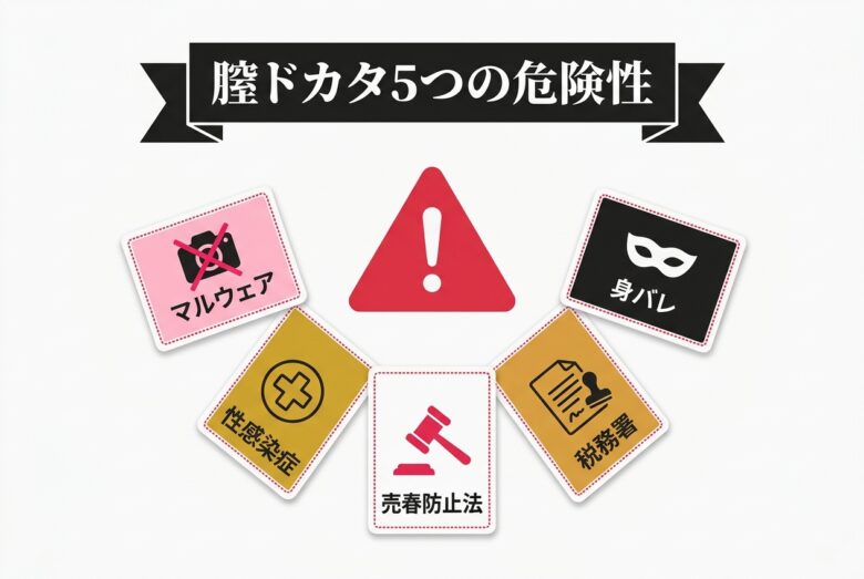 膣ドカタ5つの危険性