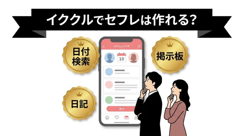 イククルでセフレを作るのは可能?結論とユーザー実態