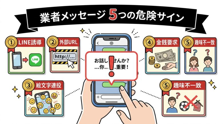 イククルの業者・キャッシュバッカー回避術と注意点