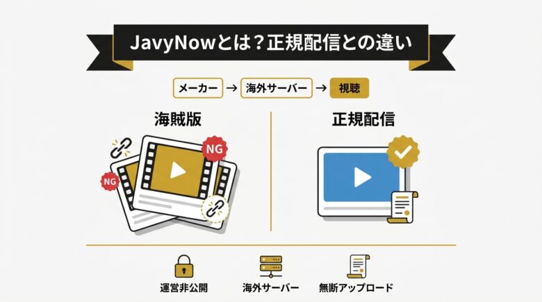 JavyNowとは?正規配信サイトと違う3つの特徴