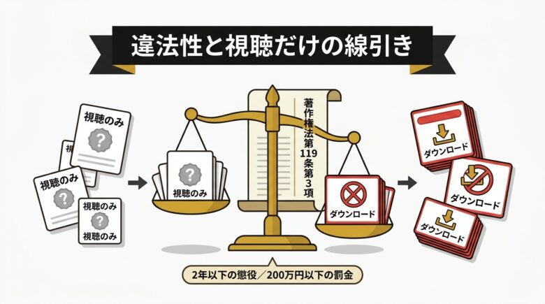 JavyNowの違法性と視聴だけの線引き
