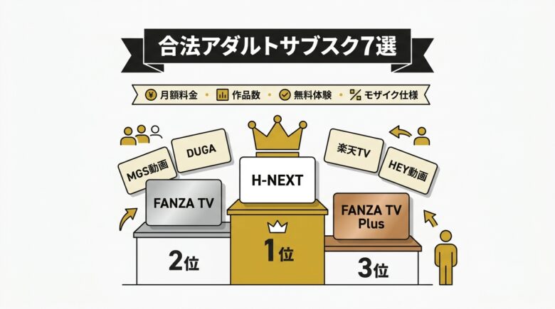 JavyNowの代わりに選ぶべき合法アダルトサブスクおすすめ7選
