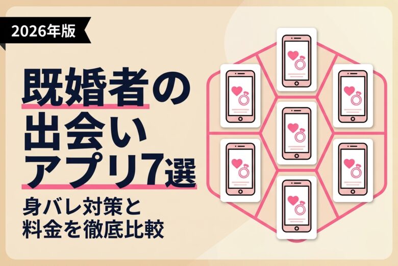 既婚者向け出会いアプリおすすめ7選