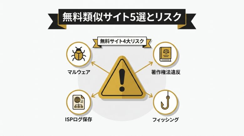 missav類似の無料サイト5選と知っておくべきリスクの図解