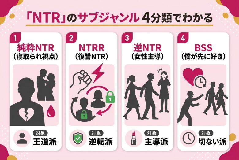 NTRのサブジャンル4分類
