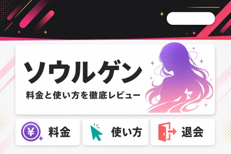 ソウルゲン(SoulGen)の使い方と料金