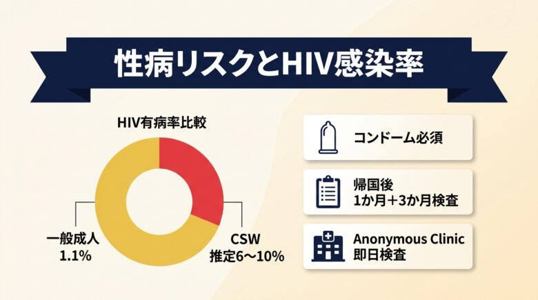 タイ風俗の性病リスク HIV感染率と予防策