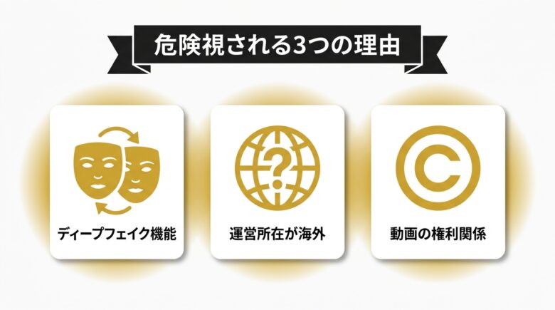 Vidnoz AIが危険視される3つの理由