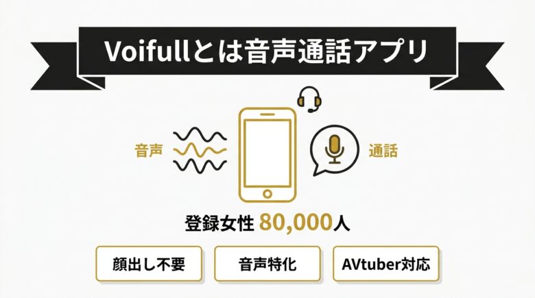 Voifull(ボイフル)とは音声通話特化のアダルトチャットアプリ