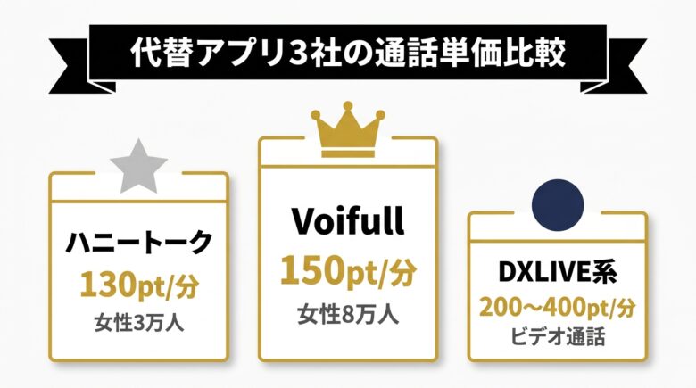 Voifullと代替アプリの比較