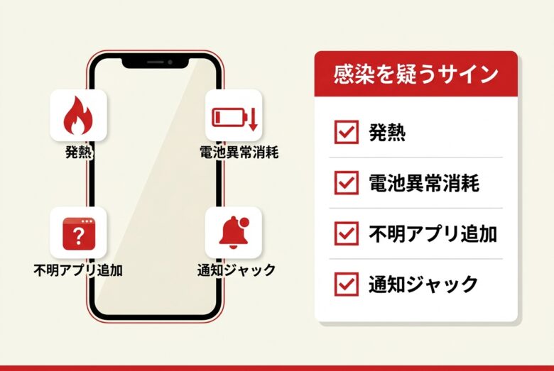 xvideoのウイルス感染症状チェックリスト