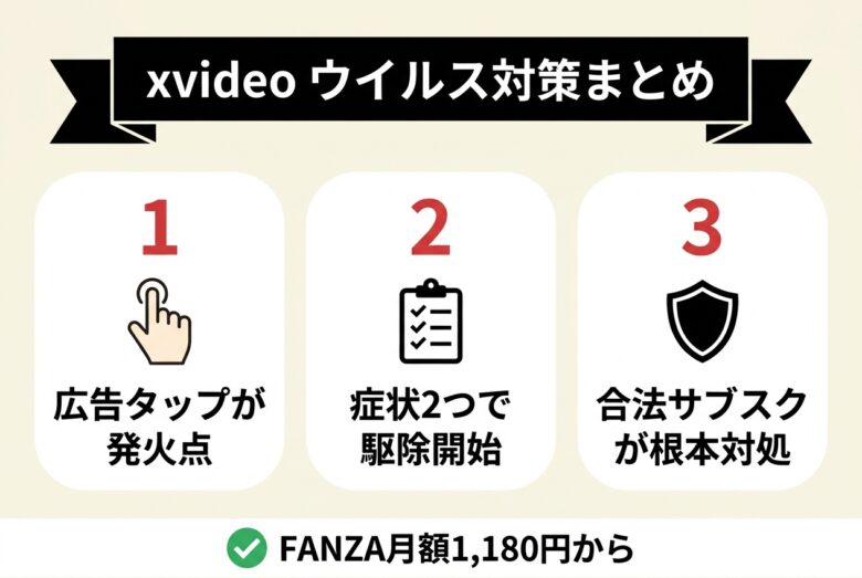 xvideoウイルス対策まとめ