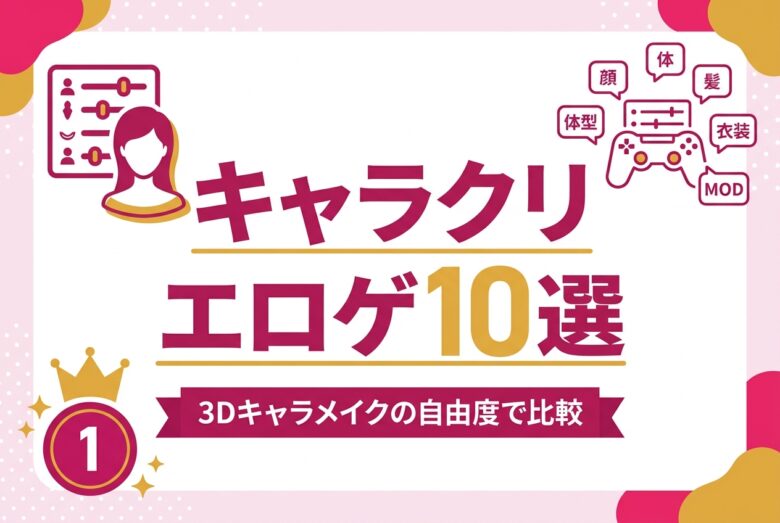 キャラクリエロゲおすすめ10選のアイキャッチ
