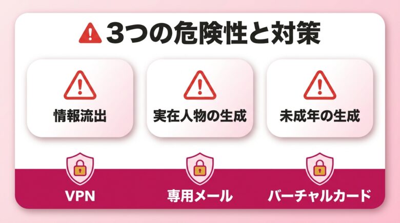 CreatePornの危険性と利用前の注意点